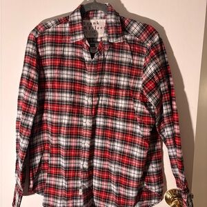 Frank & Eileen Red and Black Plaid Shirt